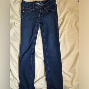 American Eagle Outfitters Dark Blue Skinny Jeans